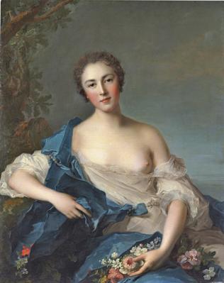 Nattier. Pauline Félicité de Mailly-Nesle (v. 1740)