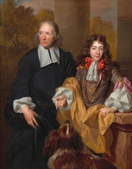Nicolas de Largillierre. Portrait d’un jeune homme et de son précepteur (1685)