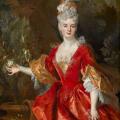 Nicolas de Largillierre. Portrait de jeune femme, dite Jeanne-Elisabeth de Beauharnais (1711)