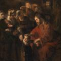 Nicolas Maes. Le Christ bénissant les enfants (1652-53)