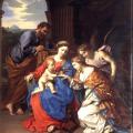 Nicolas Mignard. Le mariage mystique de sainte Catherine (1651)