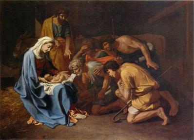 Nicolas Poussin. L’Adoration des bergers (v. 1655)