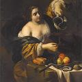 Nicolas Régnier. Jeune femme versant du vin rouge (v. 1620-25)