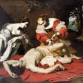 Nicolas Régnier. Saint Sébastien soigné par sainte Irène (v. 1650)