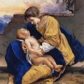Orazio Gentileschi. Vierge à l’Enfant dans un paysage (1620-22)