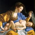 Orazio Gentileschi. Vierge avec l’Enfant Jésus endormi (v. 1610)