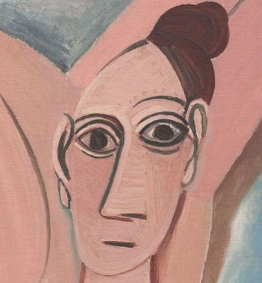 Pablo Picasso. Les Demoiselles d’Avignon, détail (1907)