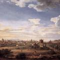 Pannini. Vue de Rome depuis le Mont Mario dans le sud-est, 1749