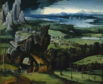 Patinir. Paysage avec saint Jérôme (1515-19)