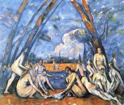 Paul Cézanne. Les grandes baigneuses (v. 1906)