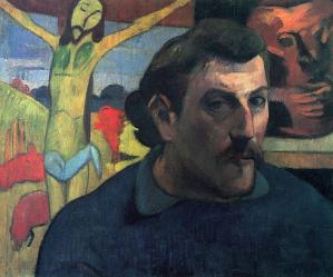 Paul Gauguin. Autoportrait au Christ jaune (1890-91)