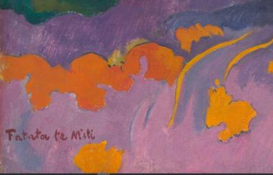 Paul Gauguin. Fatata te Miti, détail