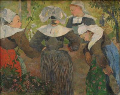 Paul Gauguin. La danse des quatre Bretonnes (1886)