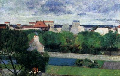 Paul Gauguin. Les jardins du marché de Vaugirard (1879)