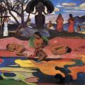 Paul Gauguin. Mahana no atua (Le jour du Dieu) (1894)