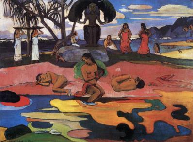 Paul Gauguin. Mahana no atua (Le jour du Dieu) (1894)