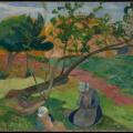 Paul Gauguin. Paysage avec deux femmes bretonnes (1889)