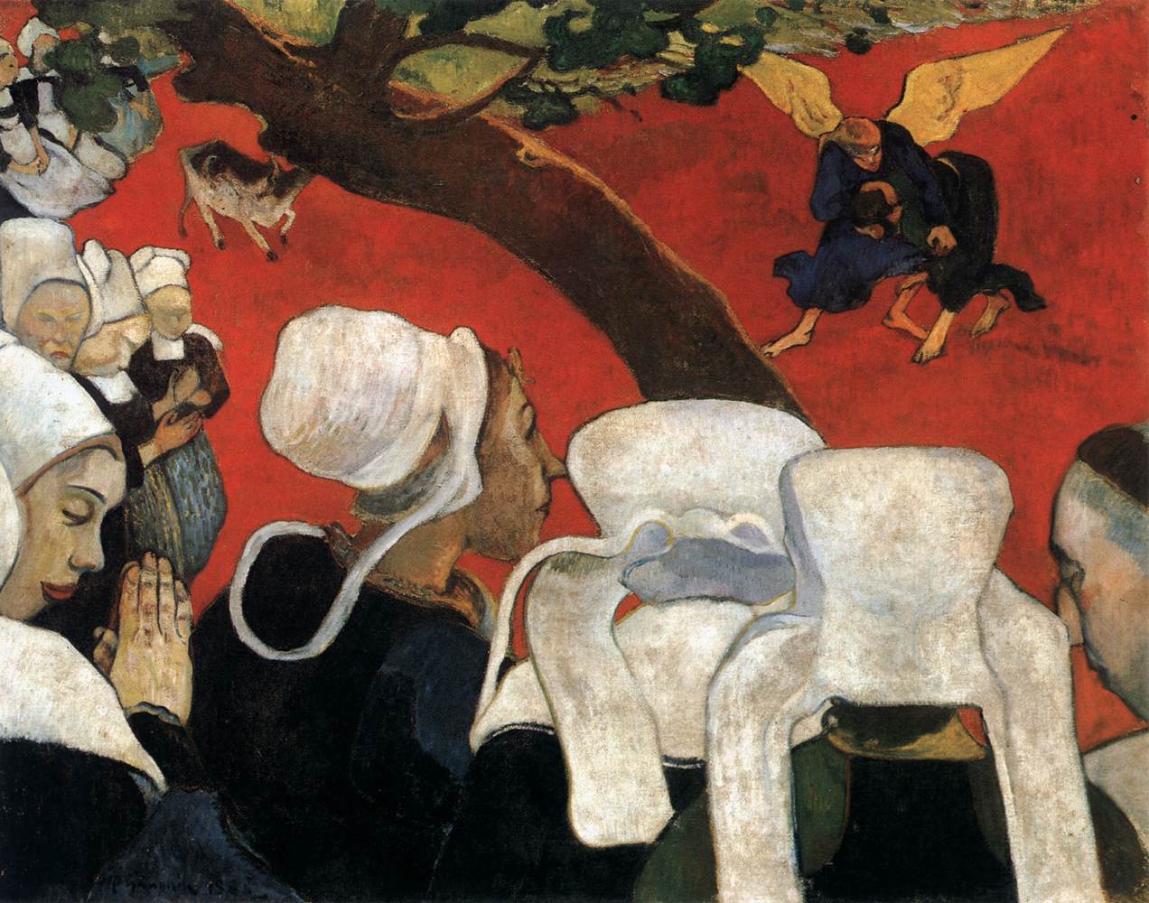 Paul Gauguin. Vision après le sermon (1888)