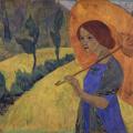 Paul Sérusier. Madame Sérusier à l'ombrelle (1912)