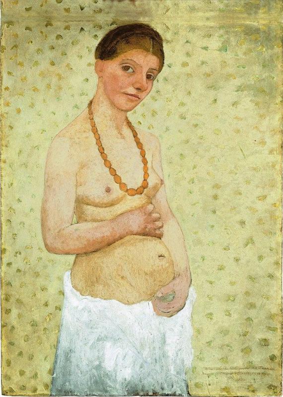 Ca s'est passé en novembre ! Paula-modersohn-becker-autoportrait-au-6e-anniversaire-de-mariage-1906
