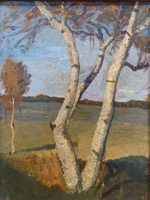 Ca s'est passé en novembre ! Paula-modersohn-becker-bouleau-dans-un-paysage-1899