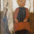 Paula Modersohn-Becker. Fille à la robe rouge (v. 1905)