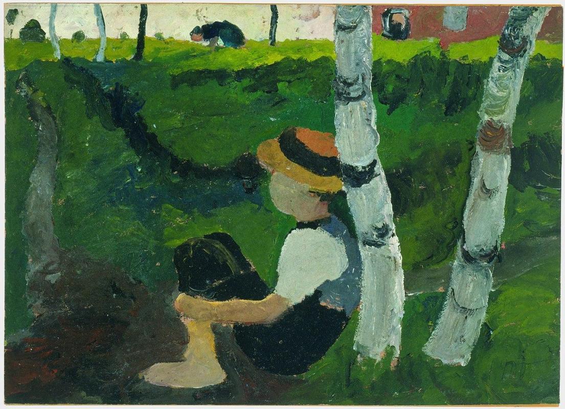 Ca s'est passé en novembre ! Paula-modersohn-becker-garcon-sous-les-bouleaux-1900