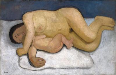 Paula Modersohn-Becker. Mère allongée et enfant (1906)