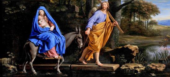 Philippe de Champaigne. La fuite en Égypte (1650-1660)