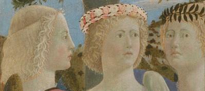 Piero della Francesca. Le baptême du Christ, détail