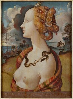 Piero di Cosimo. Portrait de Simonetta Vespucci (v. 1490)