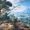 Pierre-Antoine Patel. Paysage avec Diane chasseresse (1683)