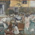 Pierre Bonnard. L'après-midi bourgeoise, la famille Terrasse (1900)