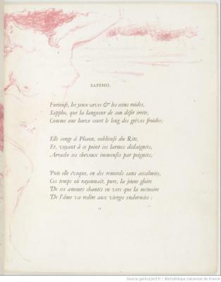 Pierre Bonnard. Parallèlement-Sappho (1900)