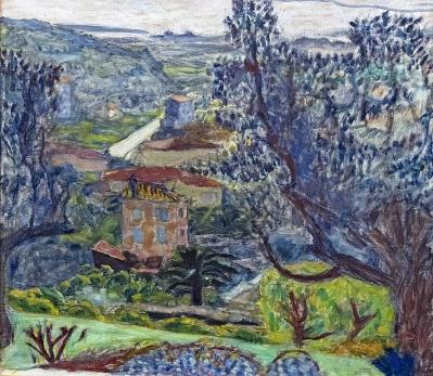 Pierre Bonnard. Paysage du Cannet (1923)