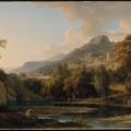 Pierre-Henri de Valenciennes. Paysage italien avec Baigneurs (1790)