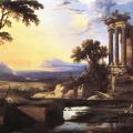 Pierre Patel. Paysage avec ruines (1632-76)