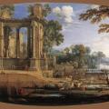Pierre Patel. Paysage composé avec ruines antiques (1646-47)