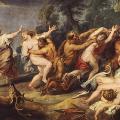 Pierre Paul Rubens. Diane et ses nymphes surprises par les satyres (1639-40)