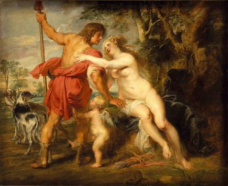 Pierre Paul Rubens. Vénus et Adonis (v. 1635)