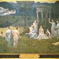 Pierre Puvis de Chavannes. Le Bois sacré cher aux arts et aux muses (1884)