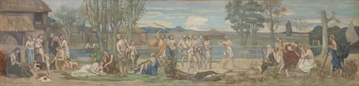 Pierre Puvis de Chavannes. Ludus pro patria (v. 1883-89)