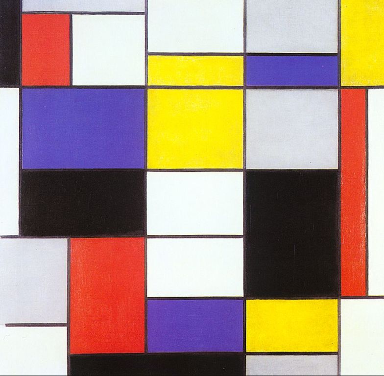 oeuvre piet mondrian aujourdhui