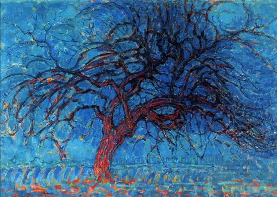 Piet Mondrian. L'arbre rouge (1908-10)