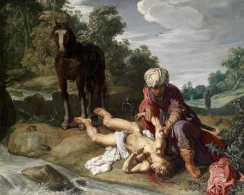 Pieter Lastman. Le Bon Samaritain (1612-15)