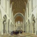 Pieter Saenredam. Intérieur de l'église Saint-Bavon à Haarlem (1631)