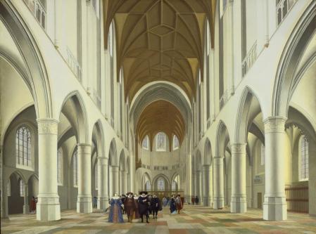 Pieter Saenredam. Intérieur de l'église Saint-Bavon à Haarlem (1631)