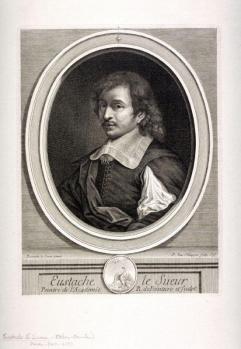 Pieter van Schuppen. Portrait d’Eustache Le Sueur (1696)