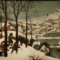 Pieter Brueghel l'Ancien. Chasseurs dans la neige (1565)