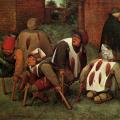 Pieter Brueghel l'Ancien. Les mendiants (1568)